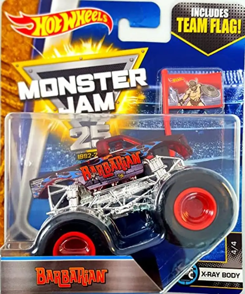 HOT WHEELS 1:64 Monster Jam bone busters sonsua jester mutt Collection of die cast alloy trolley model ornaments