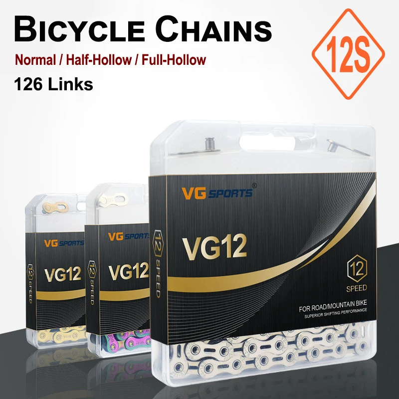 

12-скоростные велосипедные цепи MTB, 126 звеньев для SHIMANO SRAM CAMPANOLO, переключатель горных дорожных велосипедов