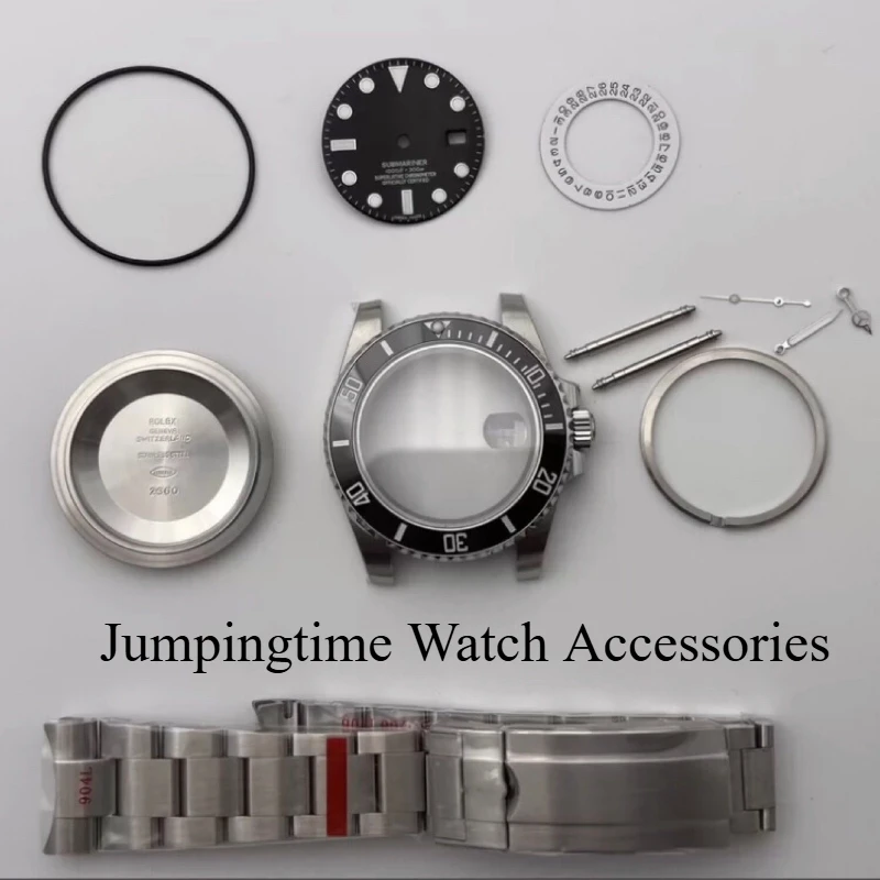 

Suitable for Submariner Case Accessories 904L Stainless Steel Sapphire Glass Mirror 3135 Movement Case