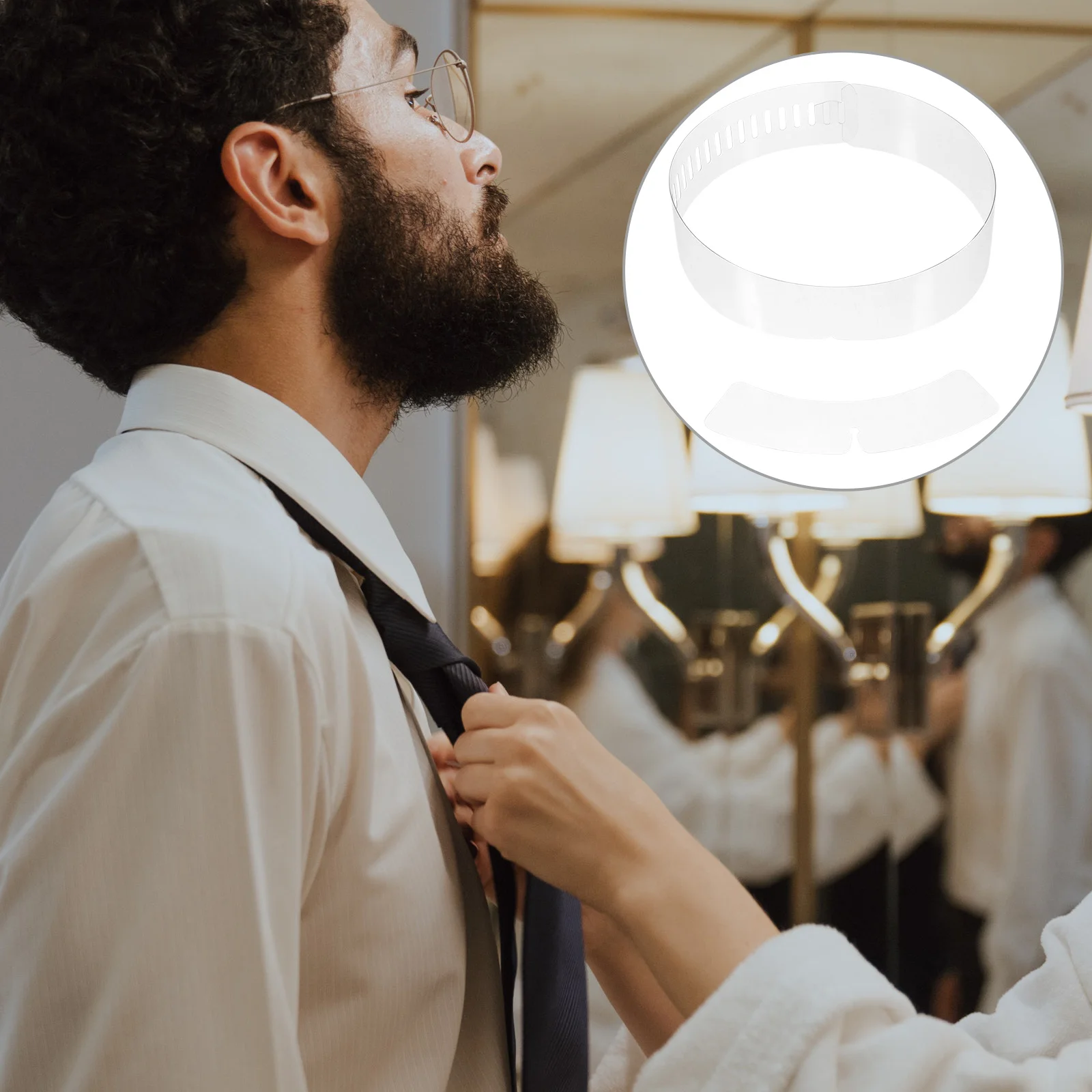 200 قطعة من شرائط طوق القميص البلاستيكية القابلة للتعديل، مستلزمات تثبيت متينة، ملحقات بلوزة أنيقة، شرائط طوق بتفاصيل دقيقة