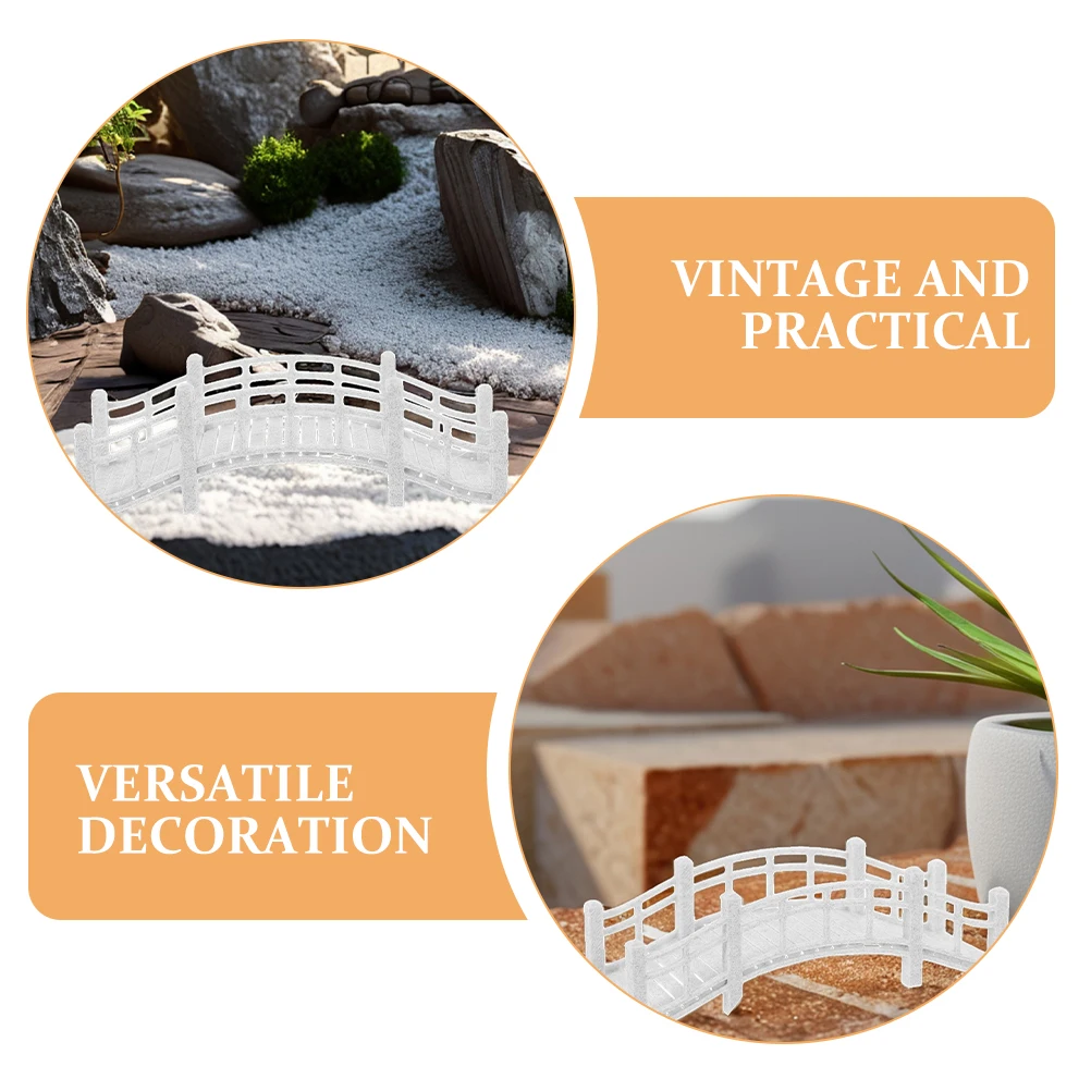 Micro Landscape Bridge Miniature Arch Garden Decoration Waterproof Vintage Design Terrarium Aquarium Fish Tank Accessory