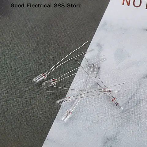 【GE】10pcs Miniature 0.07A 3mm 4mm 5mm 3V/6V/9V/12V/24V Mini Lamp Light Bulb Edison Incandescent Filament Rice