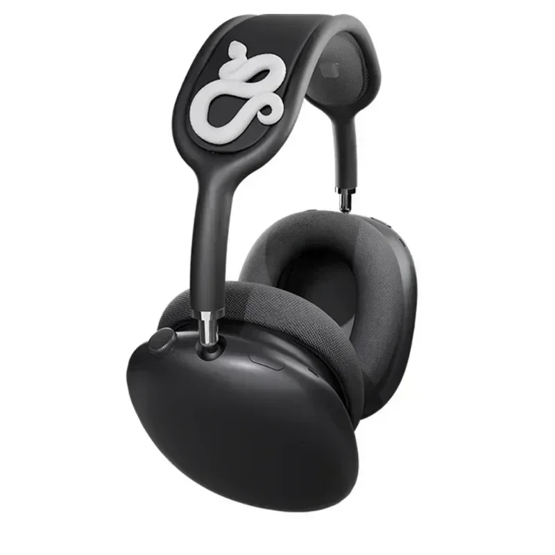 AirPods Max casing Y2K Headphone ular kustom, casing pelindung Aksesori Earphone Airpods Max Replica dekorasi sinar kepala