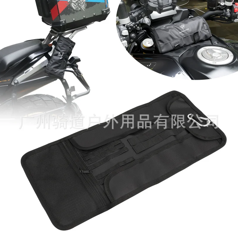 

Motorcycle roll-up tool bag, portable folding storage bag, wrench storage bag, multi-functional tool bag