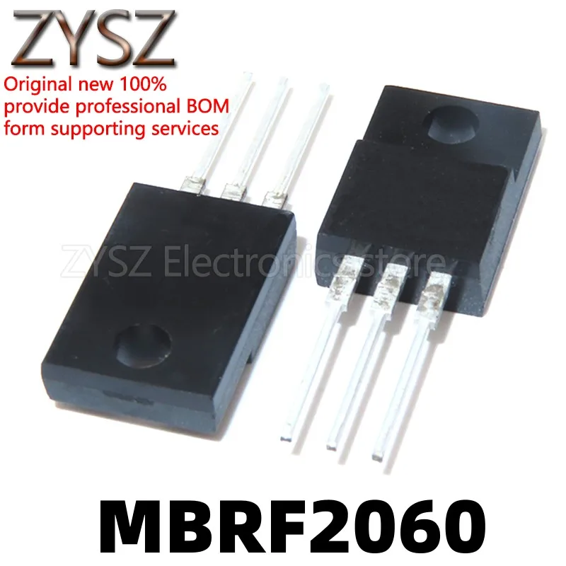 5PCS MBRF2060CT in-line TO-220F Schottky diode 20A60V B2060G