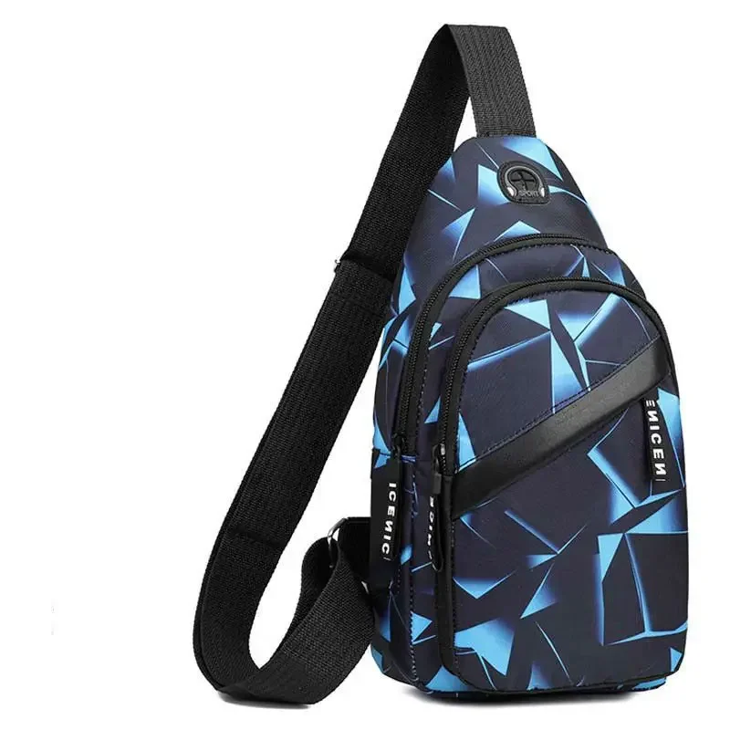 Brusttasche, lässige wasserdichte Umhängetasche für Herren, trendige Sporttasche, multifunktionale kleine Tasche, Umhängetasche – Detail 8