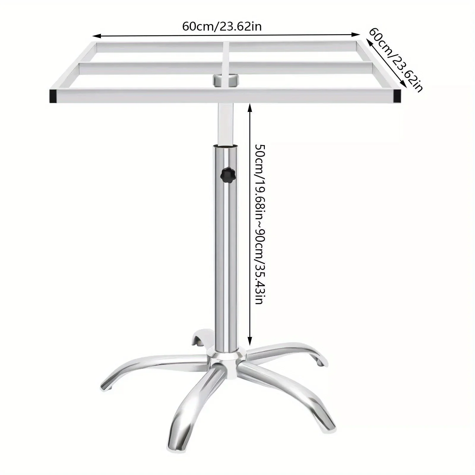 منصة دوران طلاء بالرش قابلة للتعديل من الفولاذ المقاوم للصدأ: حامل متعدد الاستخدامات للفن والحرف اليدوية الدقيقة