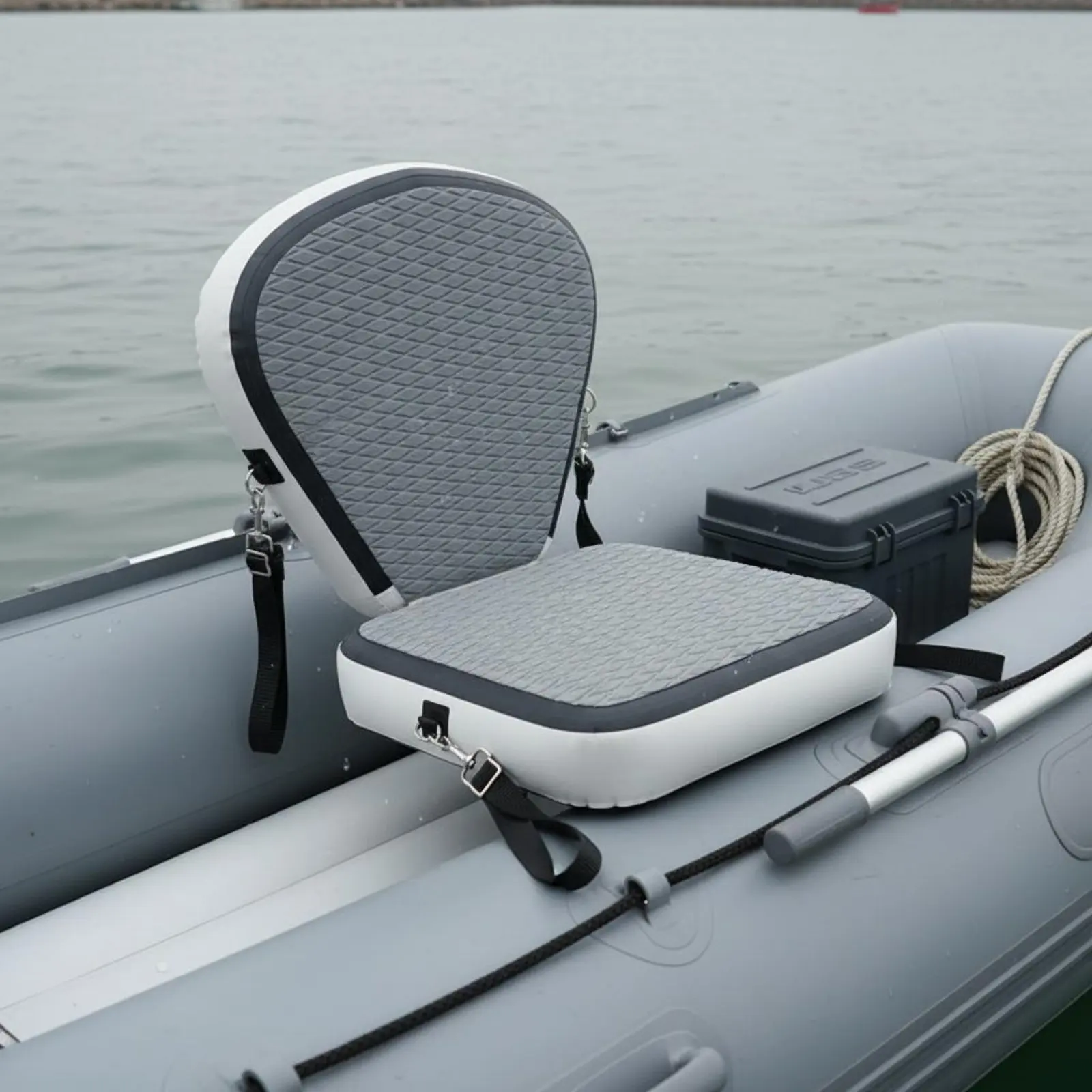 

Stand-up Paddleboard Fishing Seat Non-Slip Surface Inflatable Paddleboard Seat Detachable Kayak Backrest Adjustable Straps