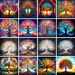 Full Drill Tree of Life 5D Diamond Painting New Money Lucky Tree Diamond Embroidery DIY Full Drill Rhinestone Craft Art Gift