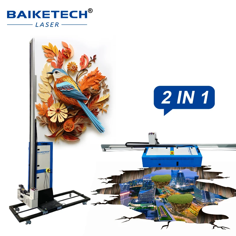 BAIKETECH TH-GP600 Commercial Grade Glass Etching Printer, Create Permanent Designs for Restaurant Partitions/Office Decor