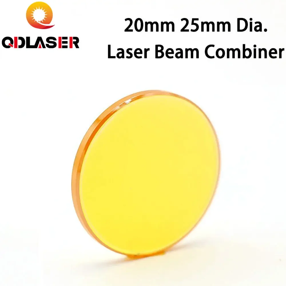 10.6um Laser Beam Combiner lens 20mm 25mm for CO2 Laser Engraving Cutting Machine to Adjust Light Path and Make Laser Visible