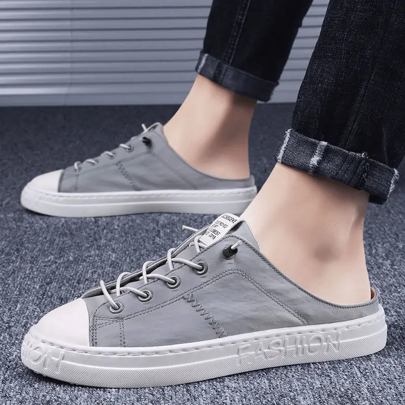 Outdoor Shoes Slippers for Men Canvas Sandals Man Flat Pvc Original Low Price Fun Eva Clappers 2024 Fashion Designer Luxury Y2k