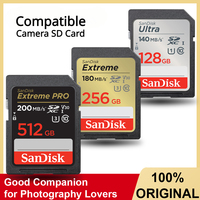 SanDisk Extreme Pro SD Card SDHC SDXC UHS-I Memory Card 1TB 512G 256GB 128GB 64GB C10 For Camera Shooting 4K Video Flash Cards