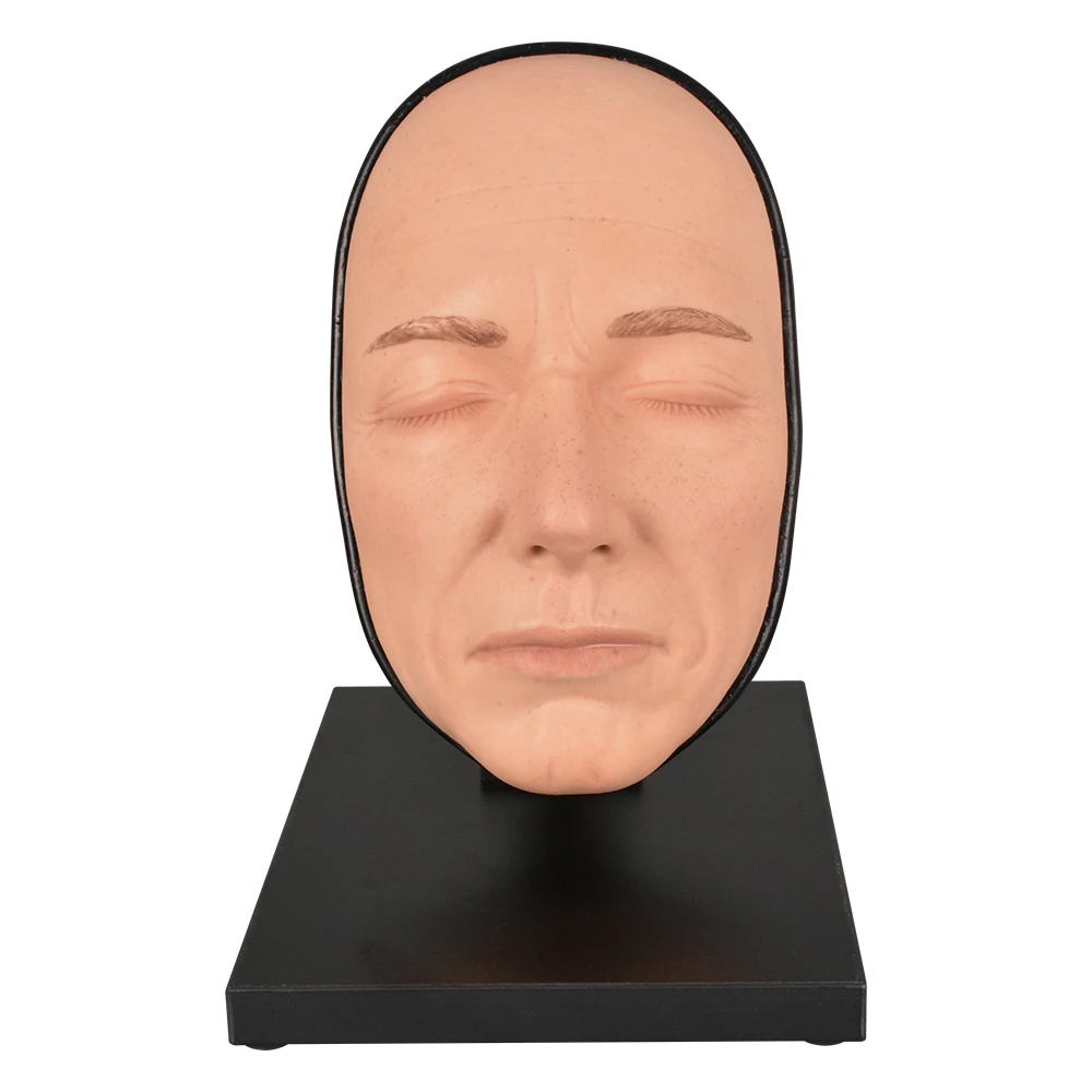 Multi-Directional Female Facial Injection Training Model Silicone Injection Mannequin Face Model for Botox Injection Practice