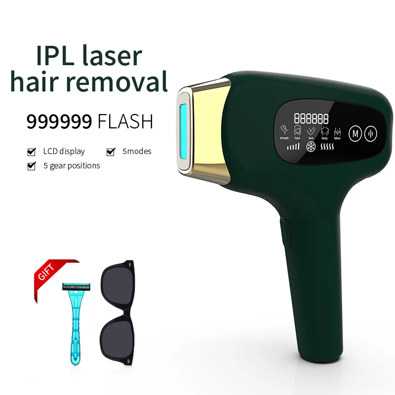 

IPL Laser Hair Removal Machine Permanent Painless Pulsed Light Epilator Electric Bikinis Trimmer For Women Ice Cool Hair Remover