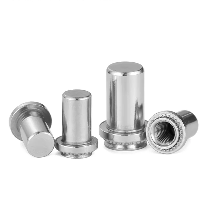 50-100pcs Stainless Steel Waterproof Nuts BS-M3 M4 M5 M6 M8, Waterproof Clinch Standoffs, Sealed Nuts, Rivet Standoffs