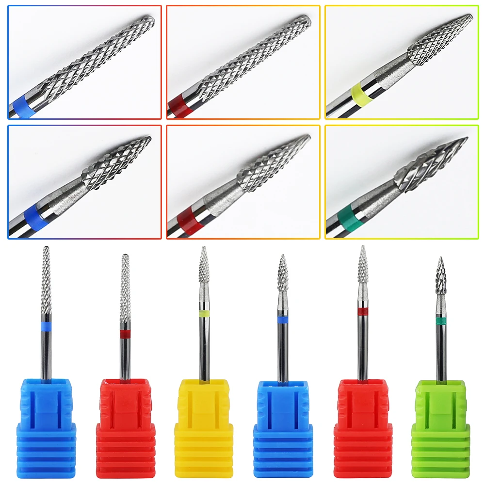 Grinding Head Accessories Nail Drill Bit Milling Cutters For Manicure Pedicure Nail Drill Bit Foot Cuticle Clean Tools Nail File