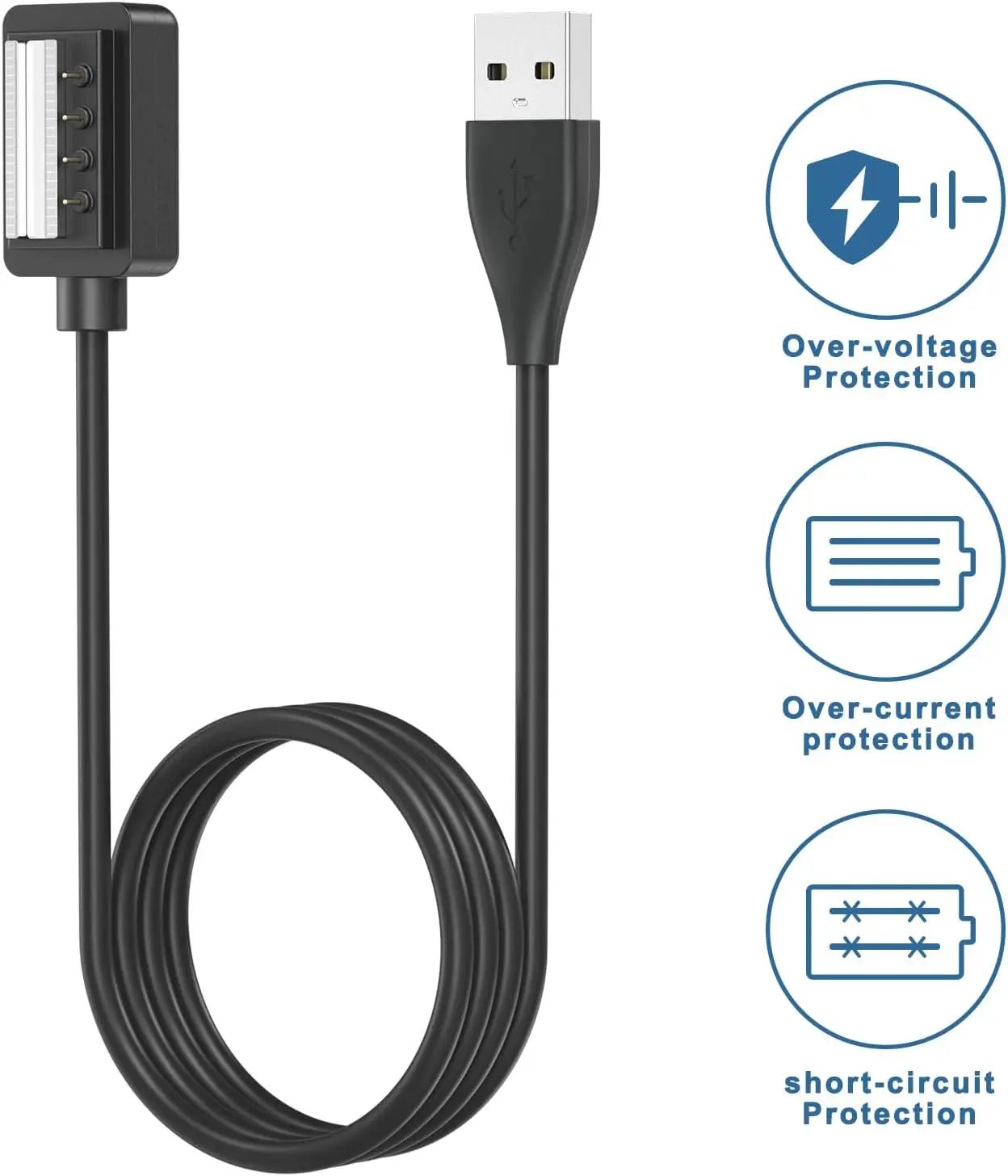 Cargador magnético para reloj Suunto Spartan para Suunto 9 Suunto 4, Cable de carga USB, base de muelle, accesorios para cargador de reloj inteligente