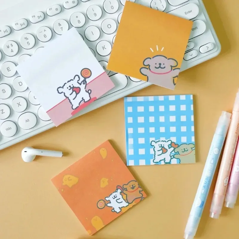 20pcs Size 7x7cm Custom Sticky Notes Personalized Memo Pads Custom Logo