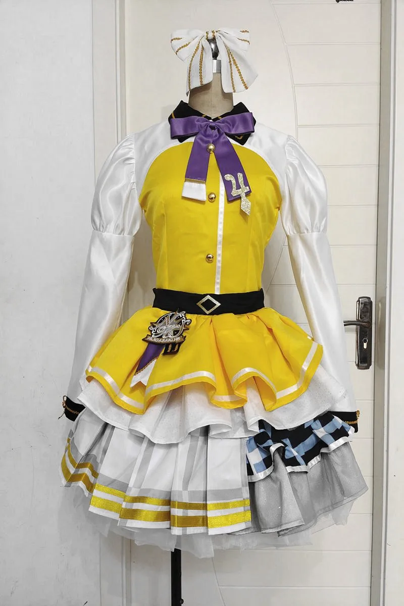 COS-HoHo أنيمي الحب لايف! فستان Nijigasaki Uehara Ayumu/Nakasu Kasumi للحفلات الرابعة SJ زي موحد للحفلات التنكرية