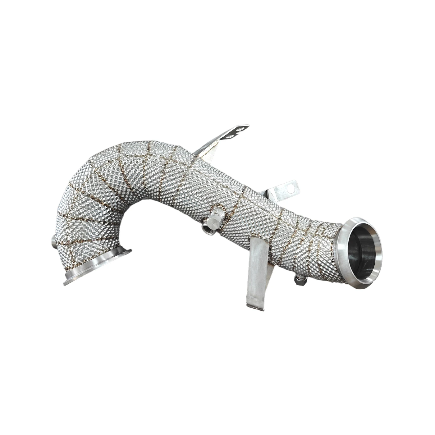 AKS Heatshield Racing Downpipe For Mercedes-Benz A45 A45S AMG W177 M139 2.0T 2019+ Downpipe