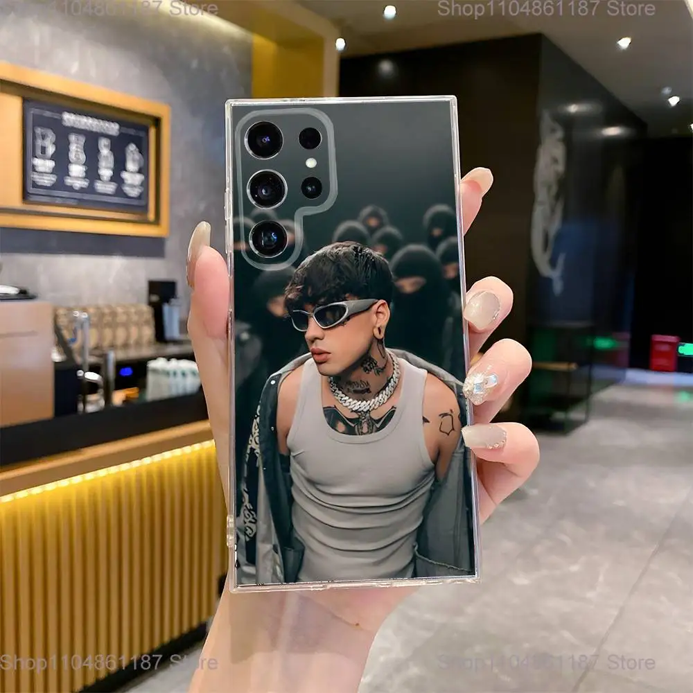 حافظة هاتف Tom Bill Kaulitz T-Tokio H-Hotel لهاتف سامسونج S24,30,21,22,23,20 FE,lite,PIus,Ultra,5G,Note,9,10 غطاء شفاف