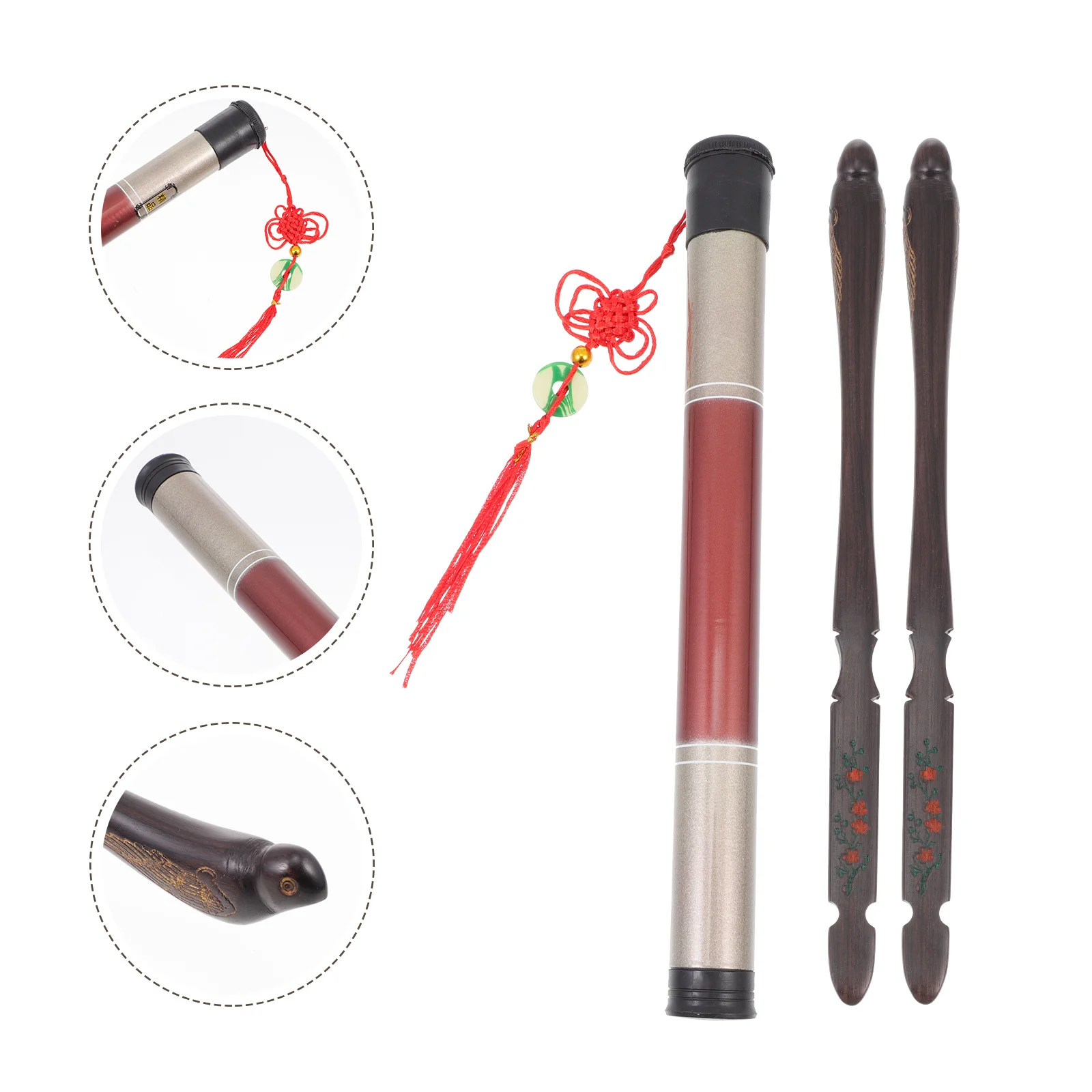 

1Set Professional Bird-Type Dulcimer Hammers Well-Selected Ebony Material Excellent Durability Smooth Surface Premium Dulcimer