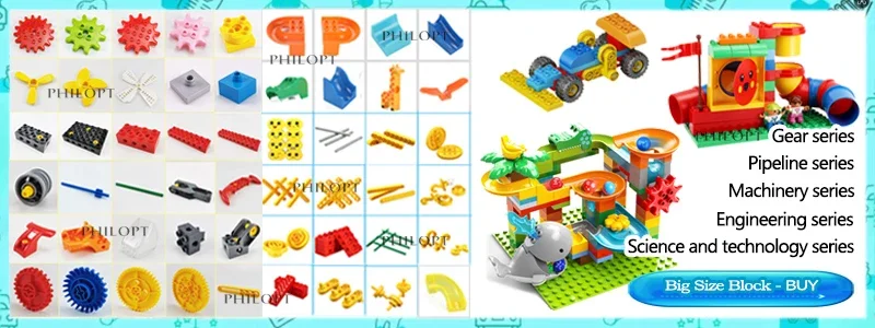 Große-partikel Kinder DIY Bausteine Spielzeug Maschinenbau Technologie Montage Bausteine Pädagogisches Spielzeug – Detail 3