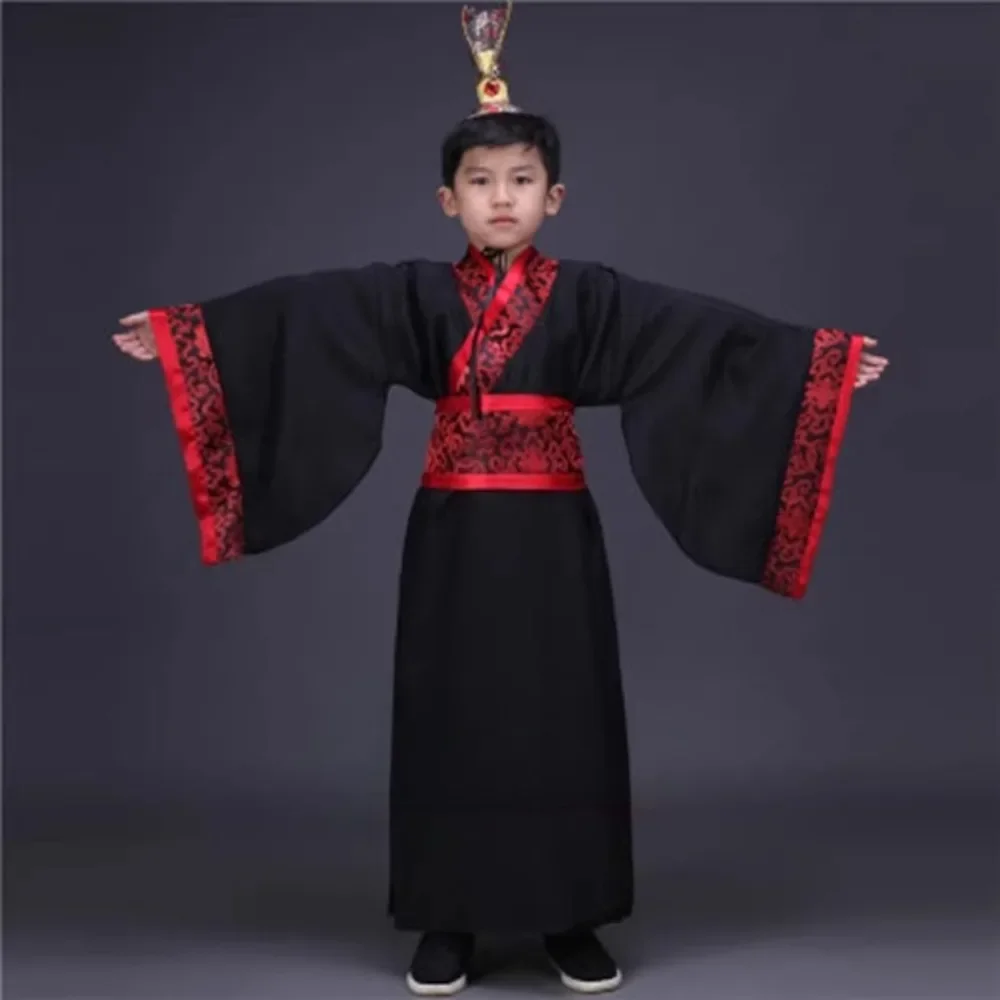 

Kung Fu Dance Wear Chinese Dress Hanfu Cosplay Costumes Kids Clothes Children Clothing Ethnic Style Boy Uniform Performance