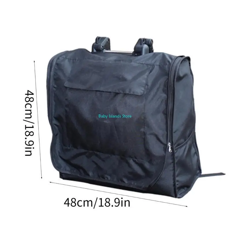 حقيبة ظهر K92D لعربات الأطفال للسفر مع قماش مقاوم للماء حقيبة ظهر متعددة الاستخدامات سهلة التخزين والتنظيم كبيرة لليويو #6