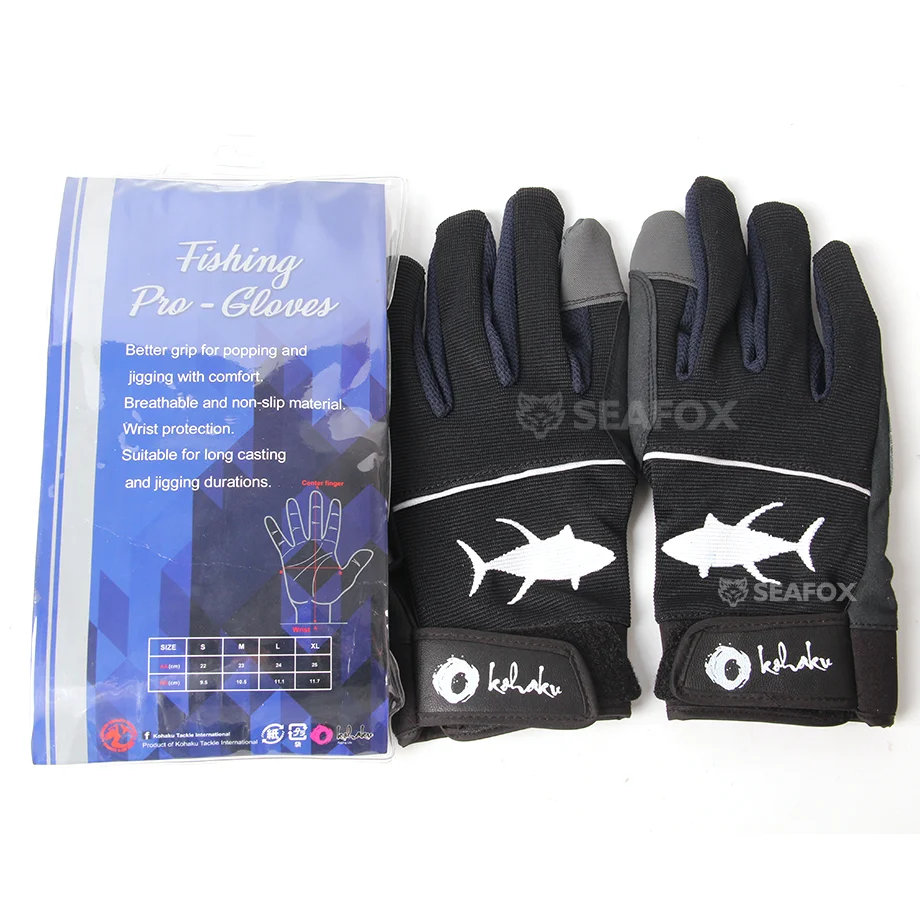 Guantes de pesca impermeables poliéster dedos cerrados - imagen 2