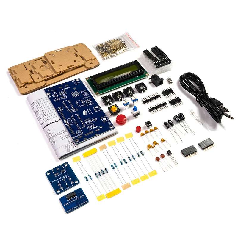 Electronic DIY CW Decoder Kit 9V DC Morse Code Reader LCD Digital Display Radio Circuit Board Welding Practice Kits