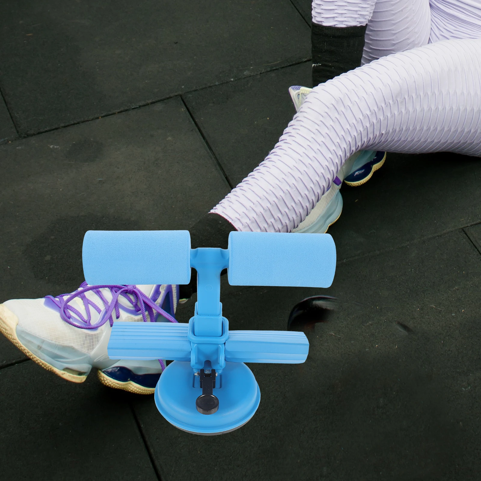 

Adjustable Sit-Up Assist Device Portable Home Fitness Equipment Abdominal Curl Aid Belly Trainer For Flat Surface Workout No