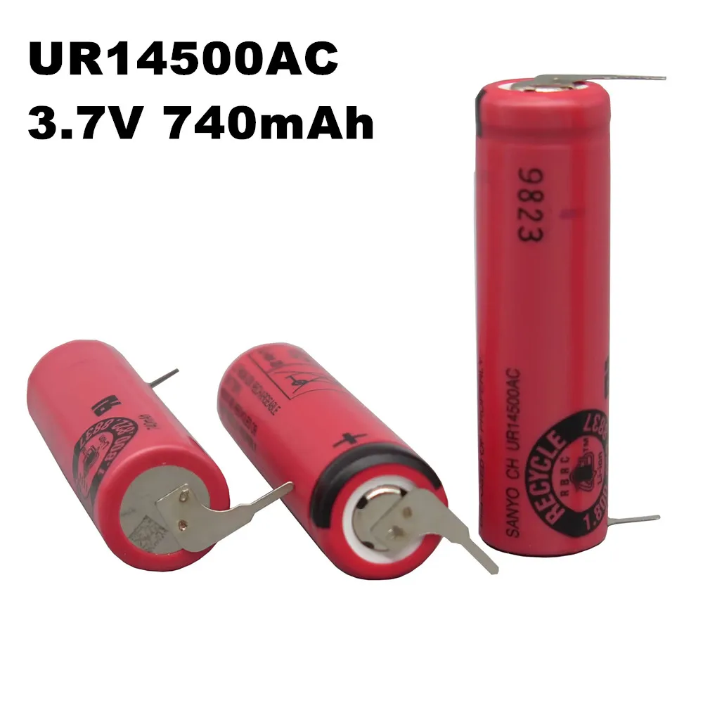 New Sanyo UR14500AC Toothbrush Battery For Philips HX9360 HX6340 HX6610 HX6970 HX6511 HX6711 HX6730 HX6920 HX9340 HX9360