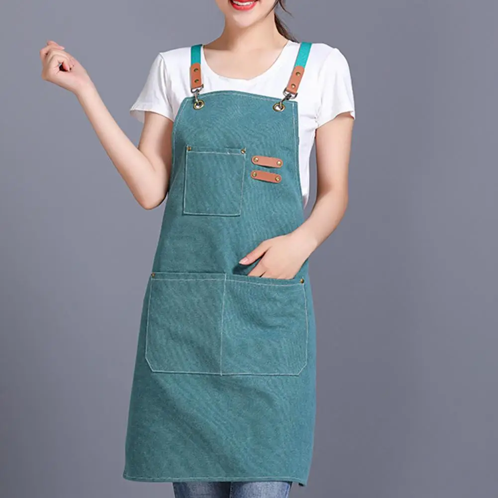 

Men Women Work Apron Waterproof Kitchen Cafes Nail Beauty Hair Cutting Salon Uniform Kitchen Apron Baking Apron Chef Aprons