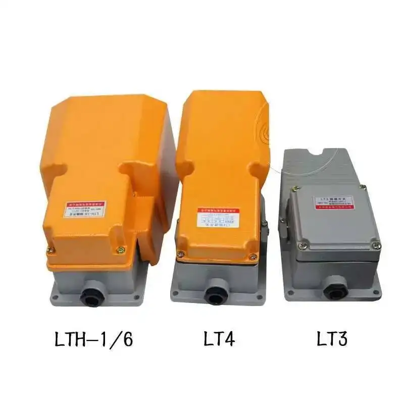 LTH-22 Interruttore a pedale Punzonatrice Tipo AC380V 10A Arresto di emergenza Accessori per macchine utensili Controllo OFF-ON IP44
