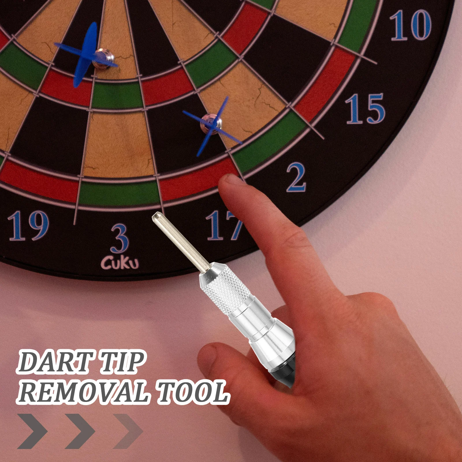 

Heavy Duty Dartboard Cleaning Tool for Soft Tips Quick Remove Broken Needles Easy to Use Maintenance Accessory for Electronic