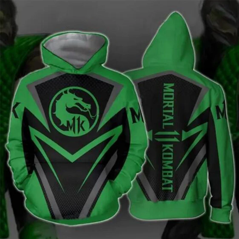 Mortal Kombat 11 3D Print Hoodies Men Women Oversized Hoodie Pullovers Hooded Sweatshirts Tracksuit Coats Kids /Men's Clothing ﻿