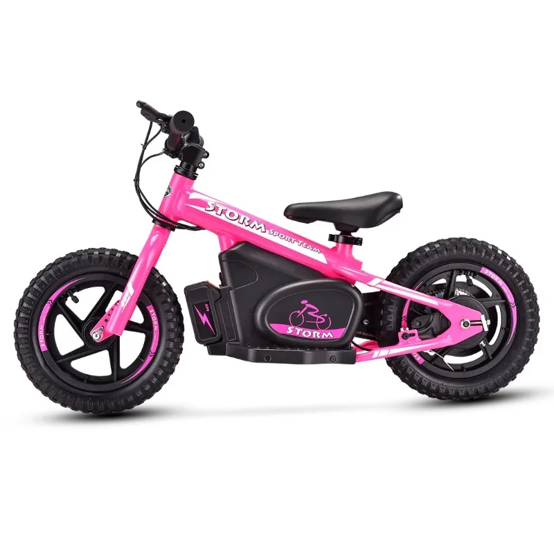 

Spring new 12-inch children's electric balance bike bicycle children's boys and girls outdoor walker scooter