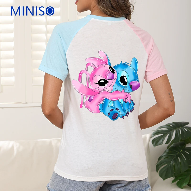 

Tops Clothes Women Short Sleeve Top Printing Disney Mickey Mouse Cartoon Graphic T-Shirt Y2k Streetwear Tees Female Clothing