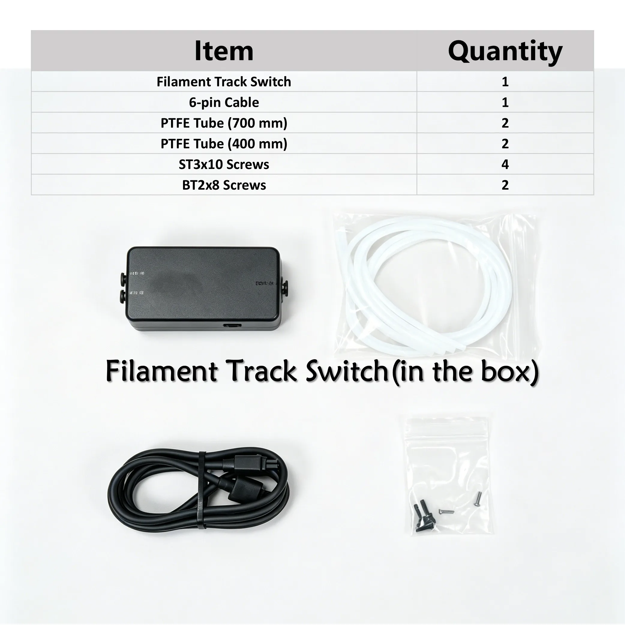 Original for Bambu Lab X2D H2C AMS Multi-Material Upgrade Kit, Filament Track Switch 6pin 4pin Bus Cable 4-in-1 PTFE Adapter