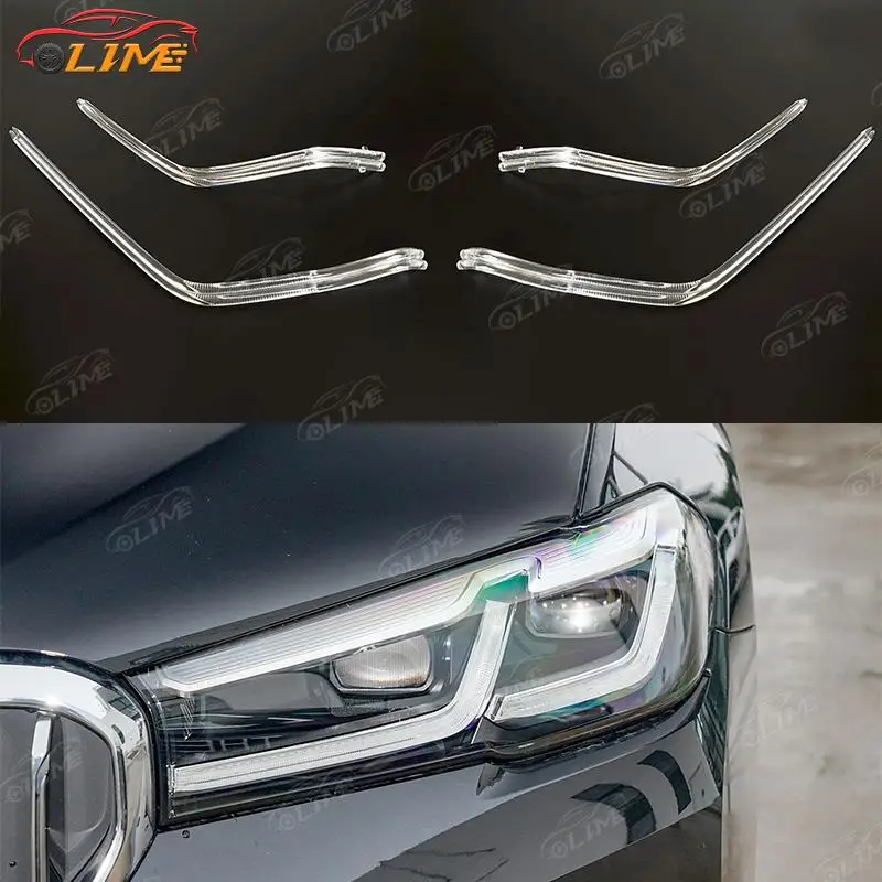 

Автомобильная направляющая полоса дневного света с ангельским глазом подходит для BMW 5 серии G30 G38 2021-2023 гг.