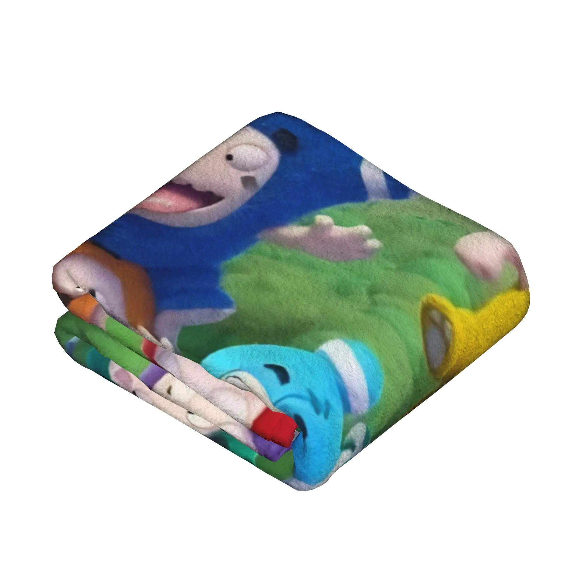 Oddbodse Blanket Flannel Spring/Autumn Fuse Pogo Bubbles Jeff Slick Zee Lulu Ultra-Soft Throw Blanket for Home Car Bedspreads