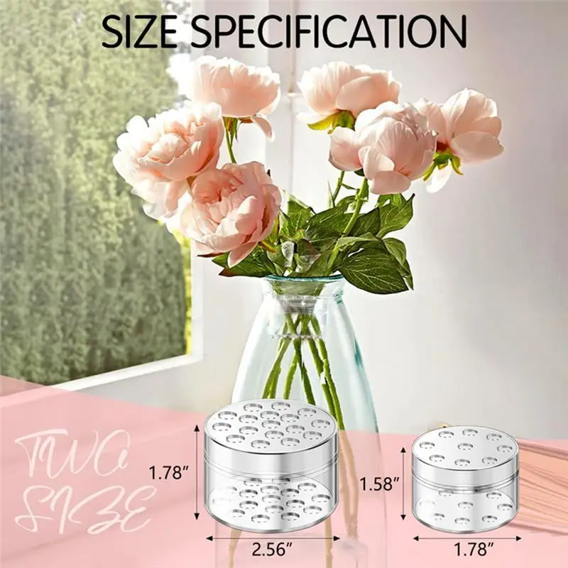 ABMO Spiralny stojak na kwiaty, uchwyt na łodygi kwiatowe, akcesoria do samodzielnego aranżowania kwiatów