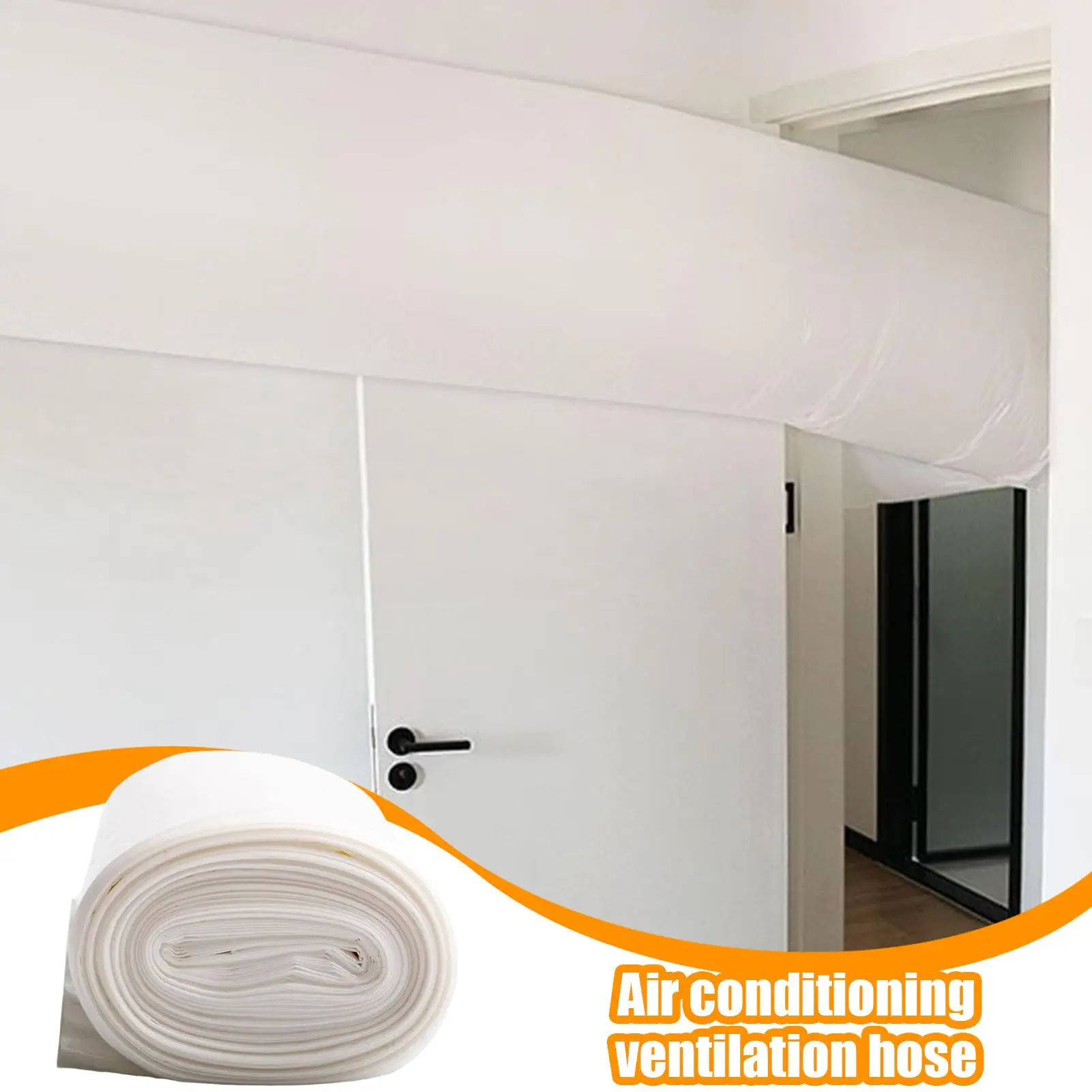 16M Air Conditioning Extended Bag Flexible Air Conditioner Blowing Guide Duct Bag Summer Cool Transfer Conveyor Air Pipe