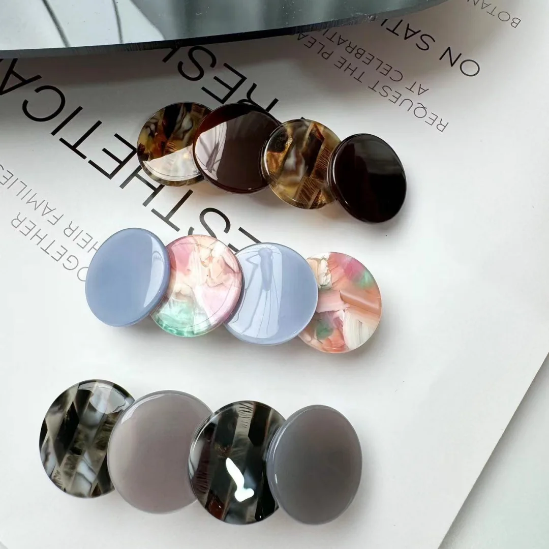 

6cm Long Small Hairpins French Barrettes Acetate Hair Clips for Girls and Women Cute Headwear Hair Accessories