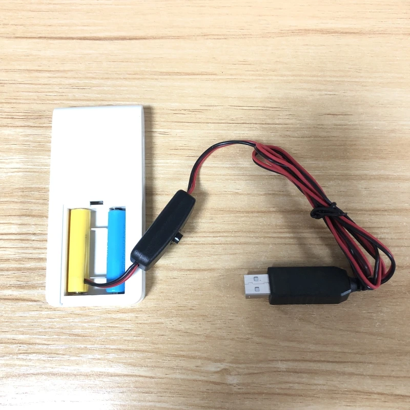 AAA อะแดปเตอร์ USB สายเคเบิลเปลี่ยน AAA 2สำหรับ LED