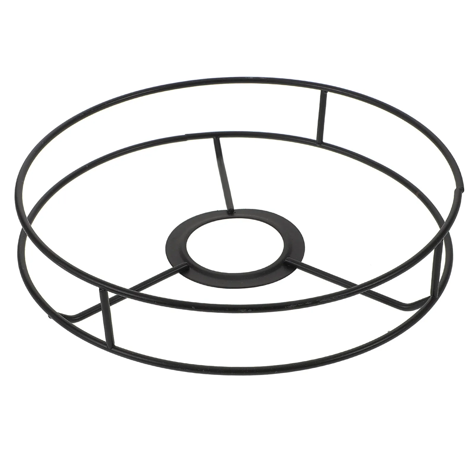 

Round Lampshade Frame Lightweight DIY Lamp Shade Bracket for Table Lamp Light Accessories Creative Home Office Decoration