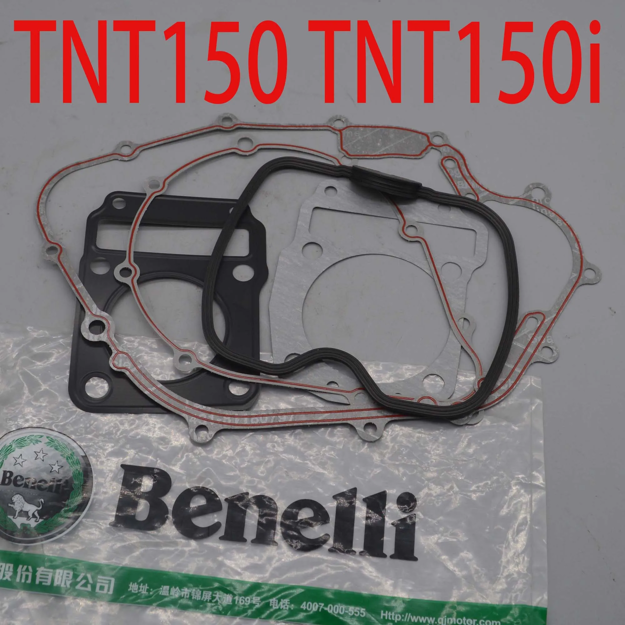 Junta de motor de 150cc, cilindro, sello de goma izquierdo y derecho para motocicleta Benelli TNT150i BJ150-29A tnt 150
