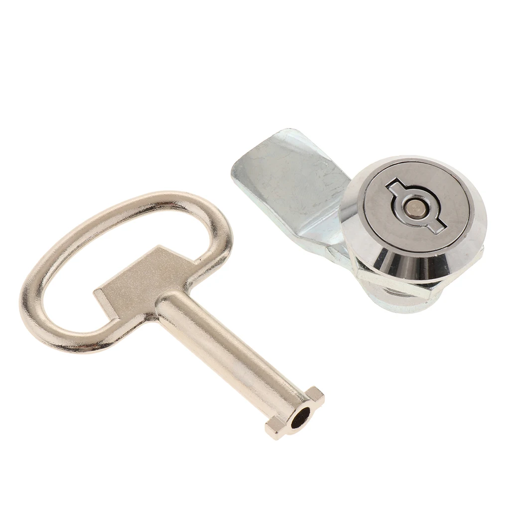 Cylinder Cam Lock with Key for Cabinet Door Mailbox Drawer Cupboard Lock